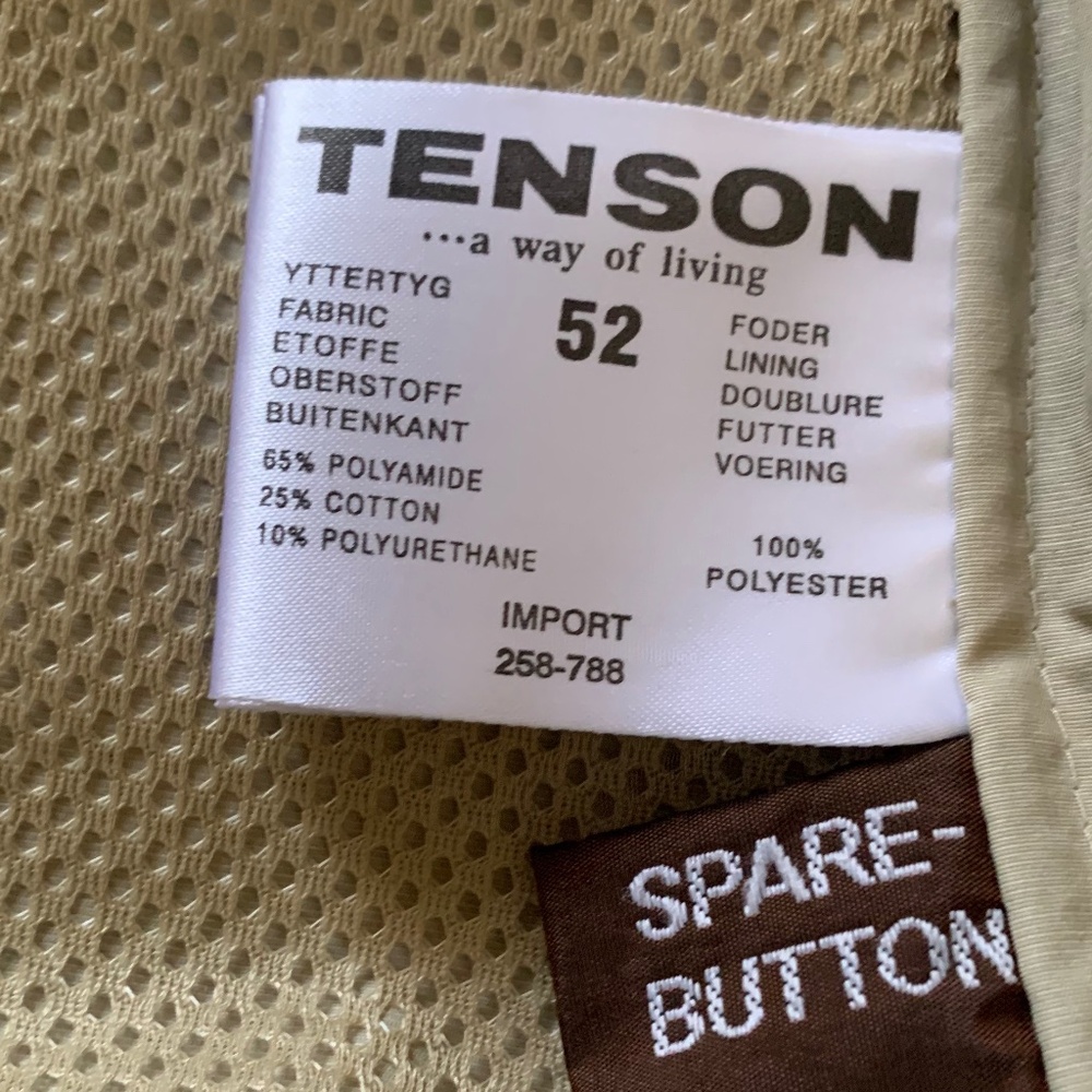 TENSON Mens Spring.Summer/Fall jacket - Picture 10 of 13